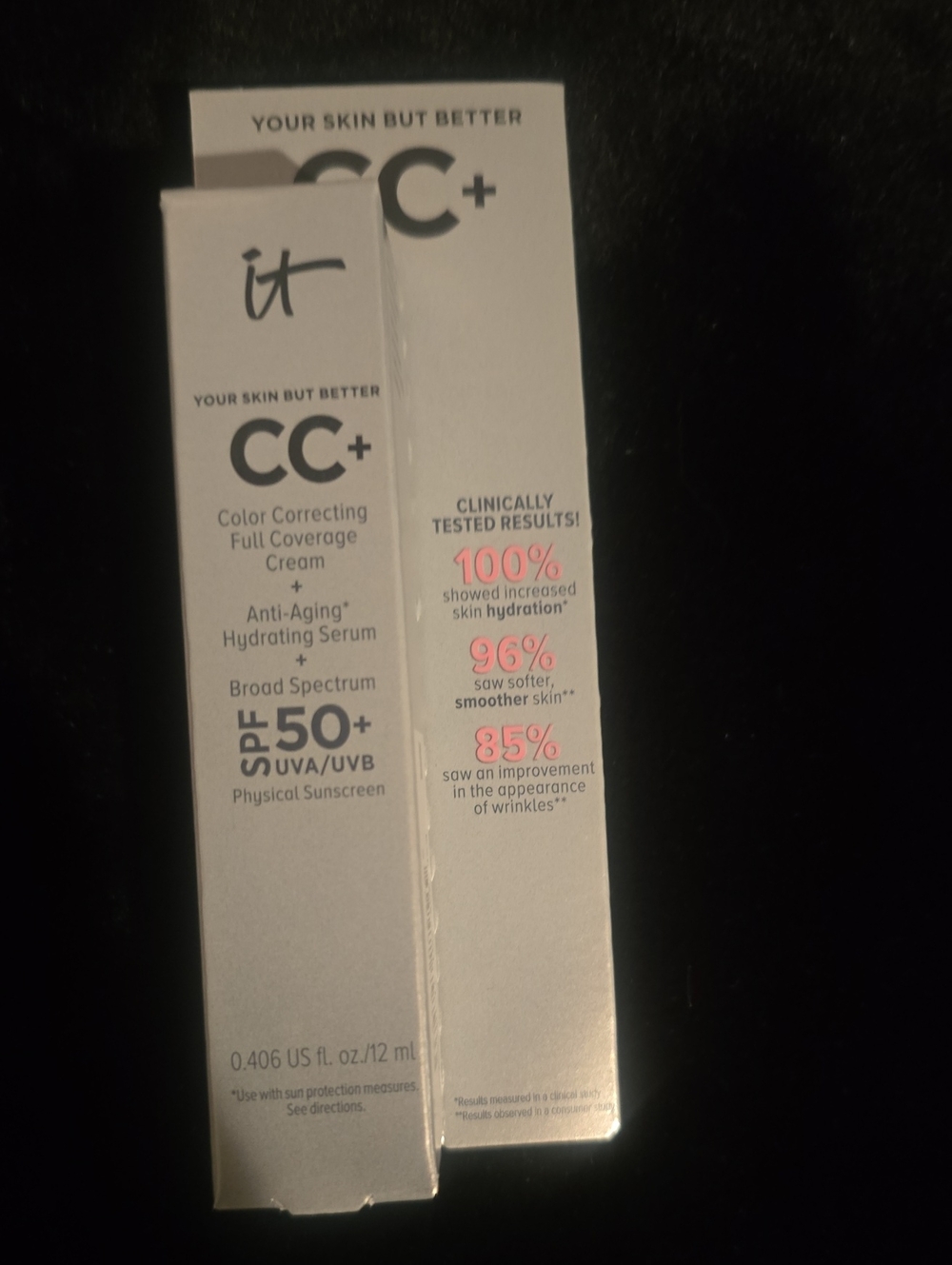 IT Cosmetics CC+ Cream SPF 50+ Light Medium 0.406 oz NEW